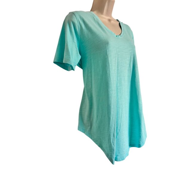 Tasc longline T Size Large Joyful Blue Activewear NWT $58 - Picture 6 of 7